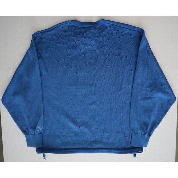 Nike FN2612-402 Men's Sz M Star Blue Tech Pack L/S Oversized Sweater $150 - Picture 2 of 6